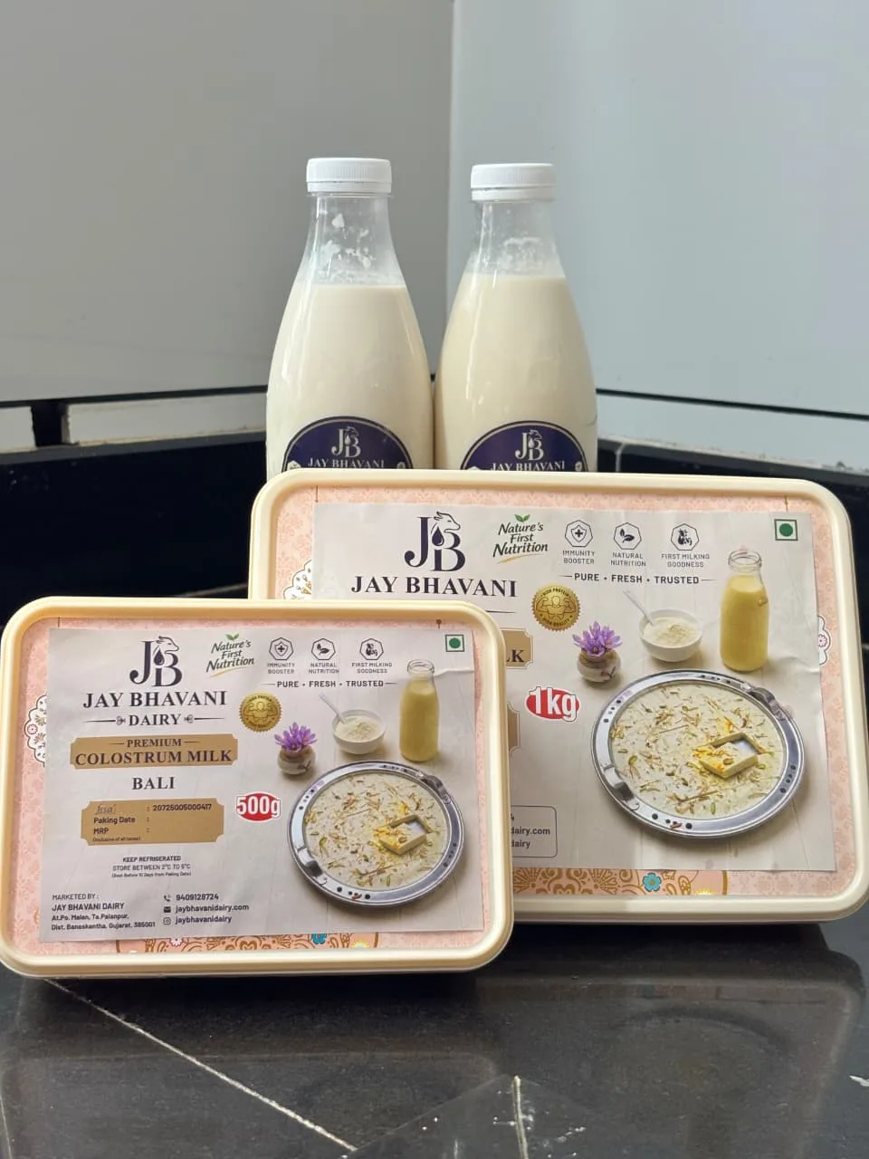 combo of cow colostrum milk & bali